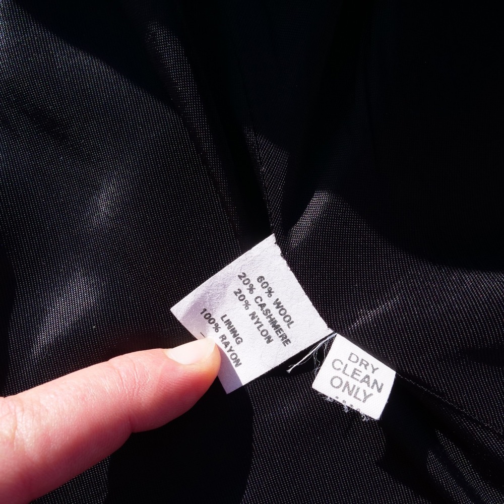 Handsome‎ vintage Maitland of England cashmere blend longline overcoat - Picture 5 of 7